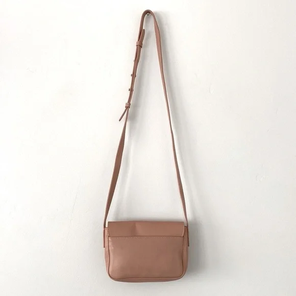 American Eagle Dusty Pink Crossbody Bag Adjustable Strap Vacation Coastal Preppy